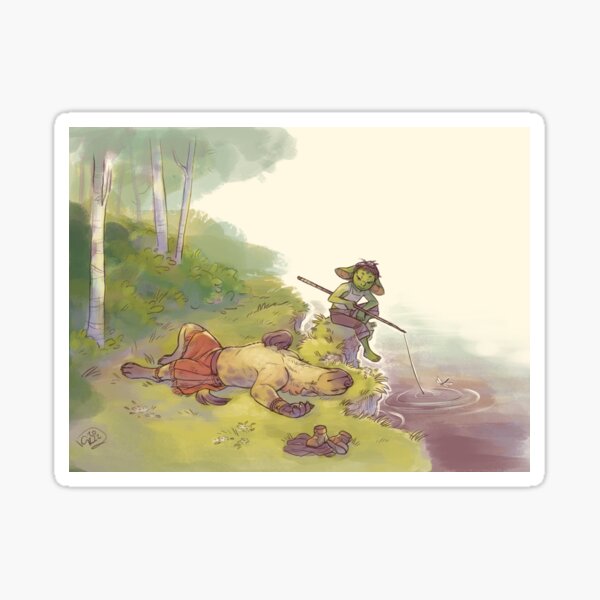 Late Summer Afternoon Sticker