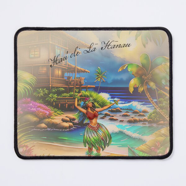 Item preview, Hawaiian Hula Birthday Card designed and sold by sunnthreads.