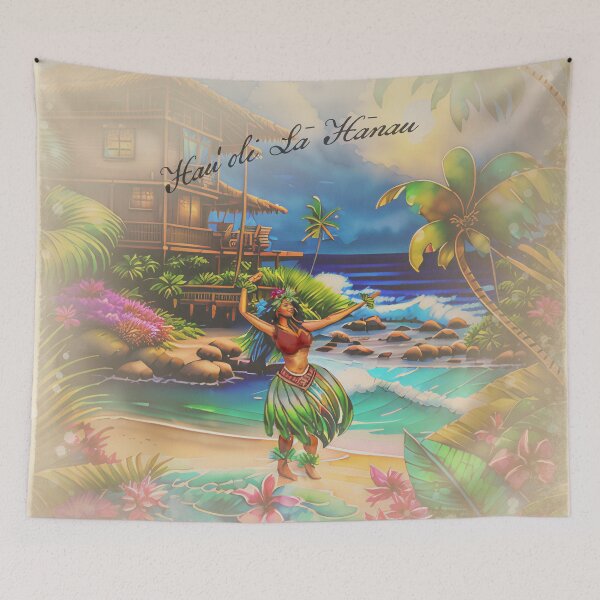 Item preview, Hawaiian Hula Birthday Card designed and sold by sunnthreads.