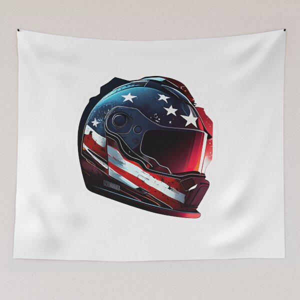 Artikelvorschau, Cool Helmet With The American Flag entworfen und verkauft von MrBadDream.