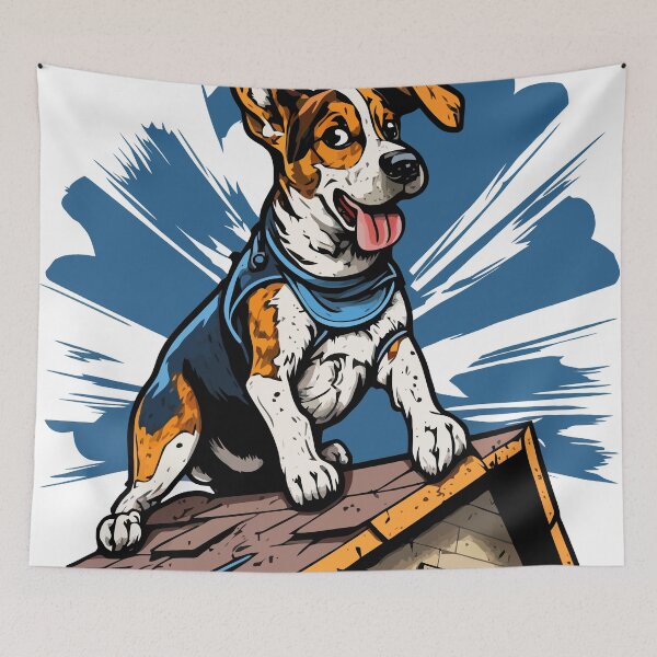 Item preview, Beamer The Roofer Woofer - Roofing Dog designed and sold by Jay Mayor Designs.
