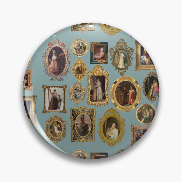 Item preview, Harp iconography with baroque golden frames. designed and sold by Zal-Production.