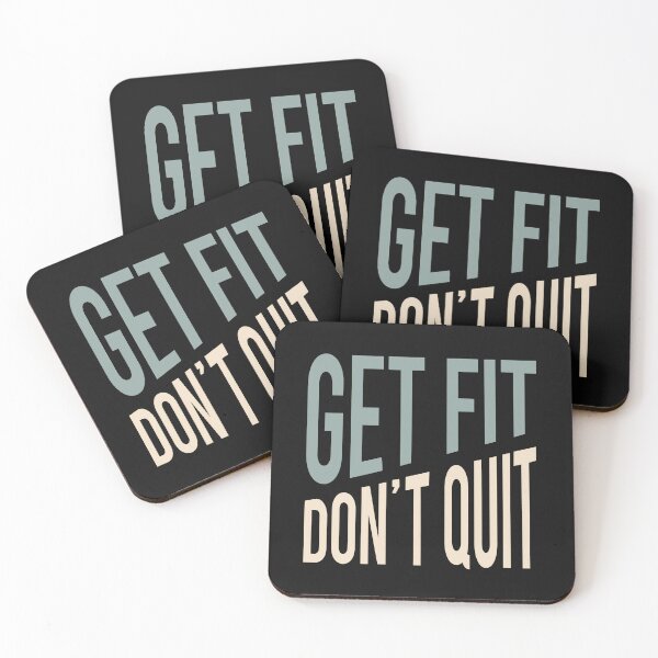 Item preview, Fitness Quote Get Fit Don't Quit designed and sold by whyitsme.