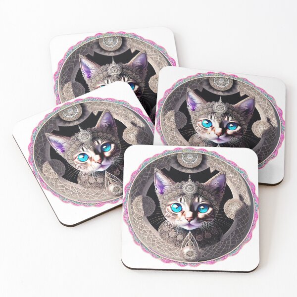 Item preview, Mandala Spiritual Cat designed and sold by mandalacat.