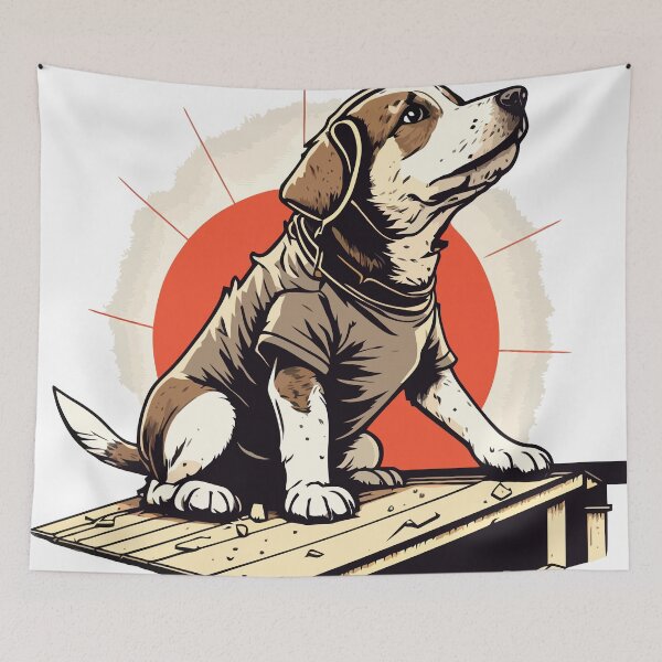 Item preview, Slate The Roofer Woofer - Roofing Dog designed and sold by Jay Mayor Designs.