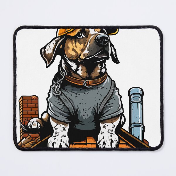 Item preview, Dozer The Roofer Woofer - Roofing Dog designed and sold by Jay Mayor Designs.