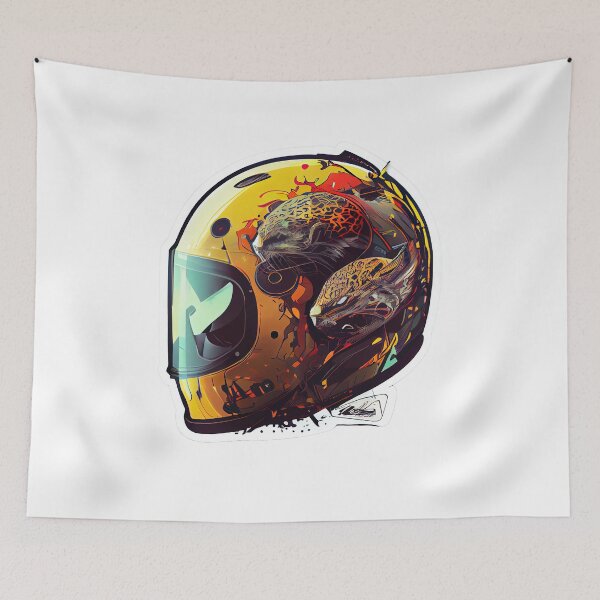 Item preview, Gorgeous Cheetah Helmet designed and sold by MrBadDream.