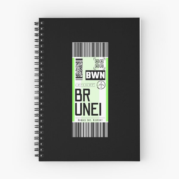 Item preview, BRUNEI (BWN) classic luggage tag designed and sold by LeddsoDello.