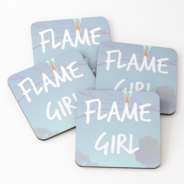Item preview, flame girl. designed and sold by Bethan Rose Studio.