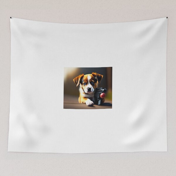 Item preview, Cute Dog With A Gun designed and sold by Deadlyhal.