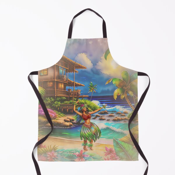 Item preview, Hawaiian Hula Dance On The Beach designed and sold by sunnthreads.