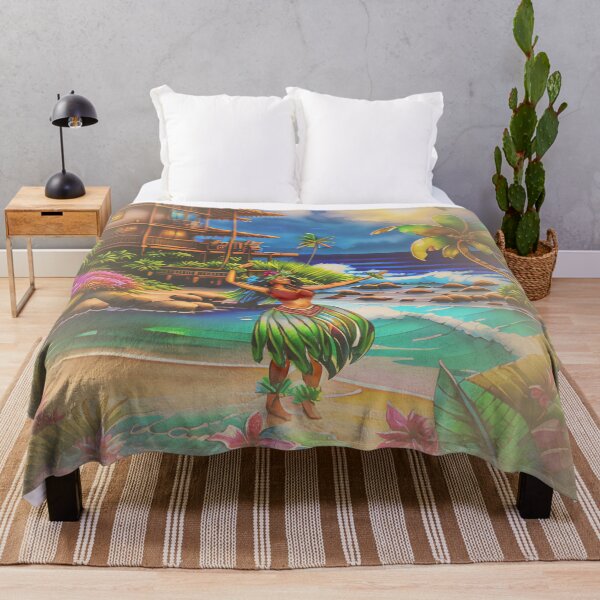 Item preview, Hawaiian Hula Dance On The Beach designed and sold by sunnthreads.
