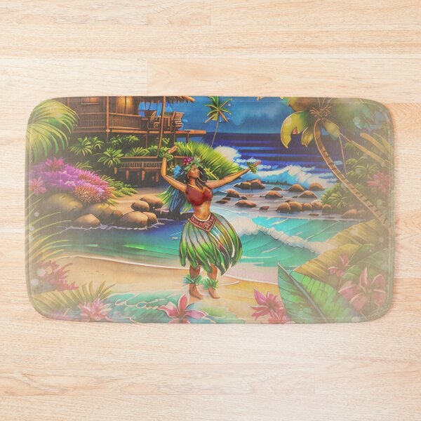 Item preview, Hawaiian Hula Dance On The Beach designed and sold by sunnthreads.