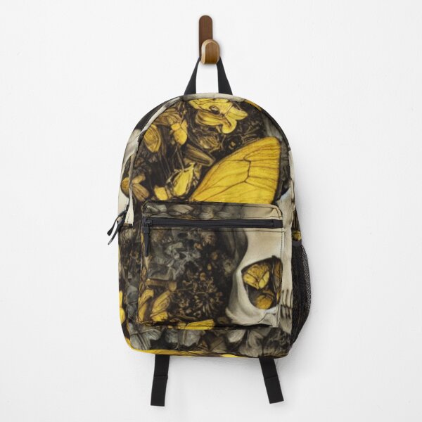 Item preview, Yellow Butterflies With Skulls 3 designed and sold by Christina Gourlay.