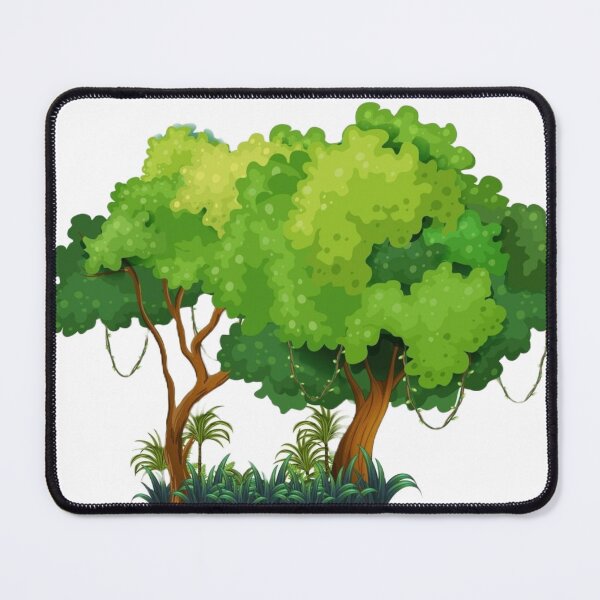 Item preview, Free big tree isolated cartoon designed and sold by Domrachid.