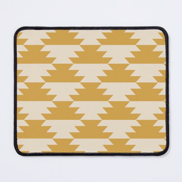 Item preview, Simple geometric Aztec pattern - mustard color designed and sold by BattaAnastasia.