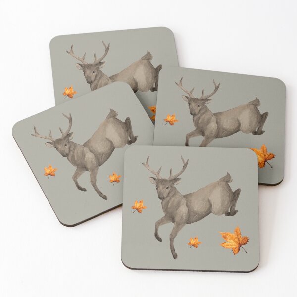 Item preview, Autumnal stag designed and sold by Liliumfineart.