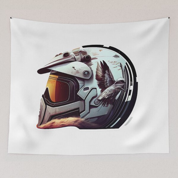 Item preview, Cool Dirt Bike Helmet designed and sold by MrBadDream.