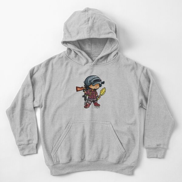PUBG - Estilo Chibi Sudadera con capucha para niños