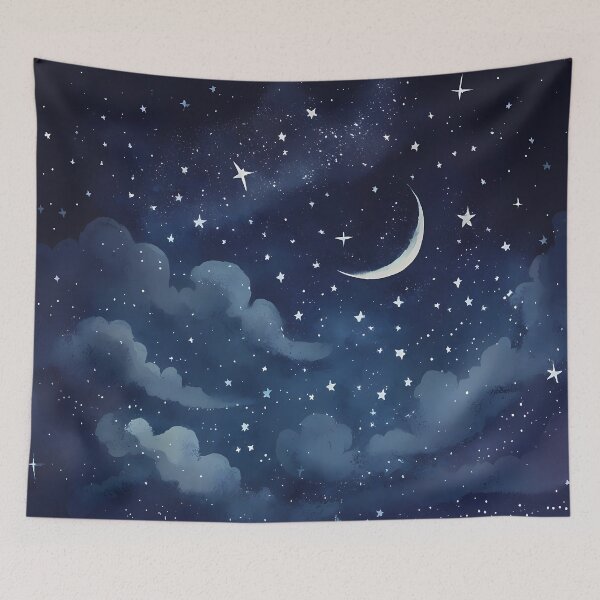 Item preview, Blue Starry Night Sky designed and sold by TheLovelyWild.