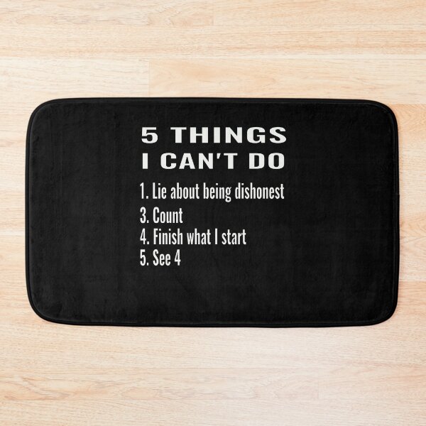 Item preview, 5 things I can't do  designed and sold by CottagePop.