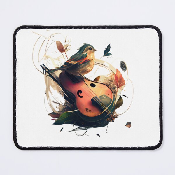Item preview, Fly high with your music, bird and guitar designed and sold by blakfrog.