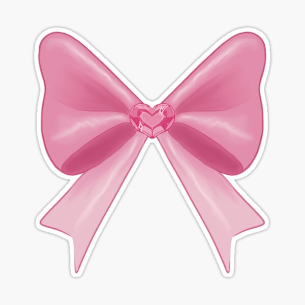 Adorable Pastel Pink Bows Sticker for Sale by WeArePear