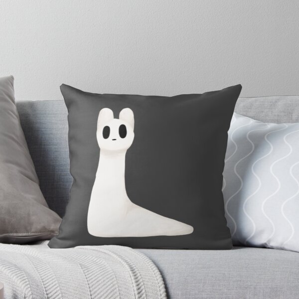 Item preview, Rainworld White Scug, Gamer Fan Art, Rain World Game, Cute white slug cat designed and sold by feralandfine.