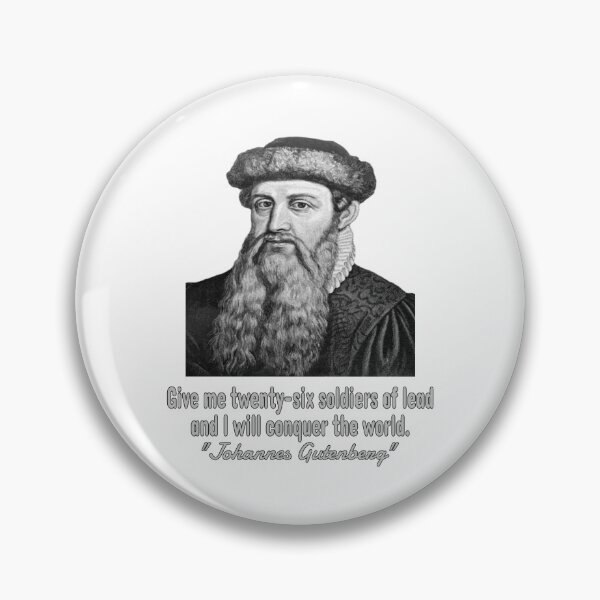 Artikelvorschau, Johannes Gutenberg entworfen und verkauft von amine163.