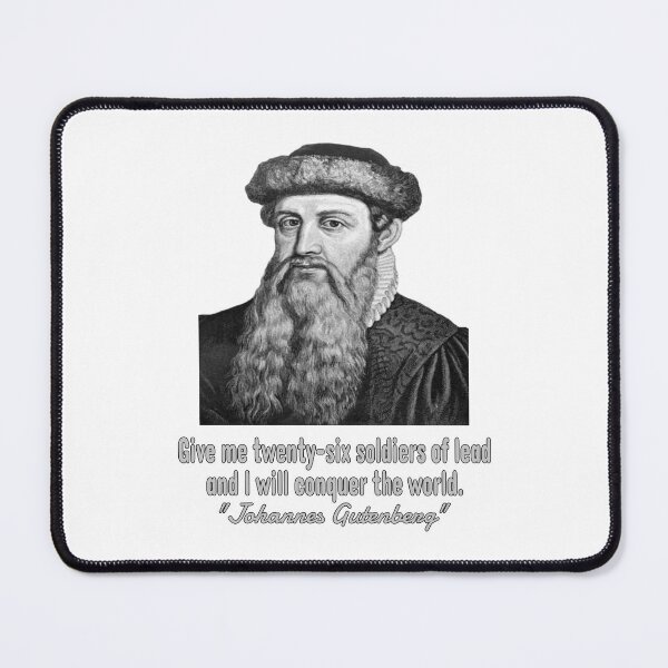Item preview, Johannes Gutenberg designed and sold by amine163.