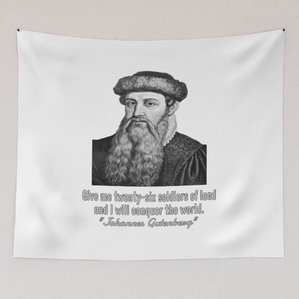 Item preview, Johannes Gutenberg designed and sold by amine163.