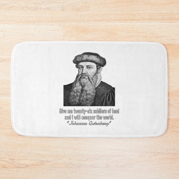 Item preview, Johannes Gutenberg designed and sold by amine163.