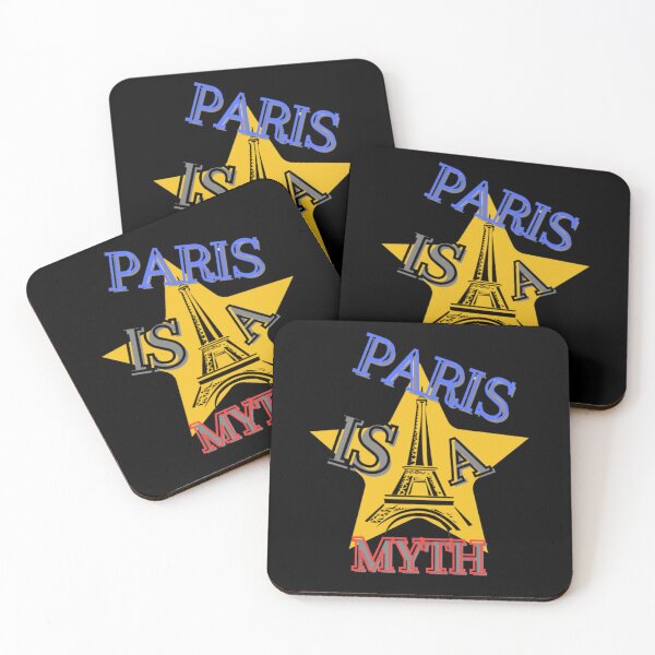 Item preview, Paris Is A Myth designed and sold by HOMEDESIGNPRINT.
