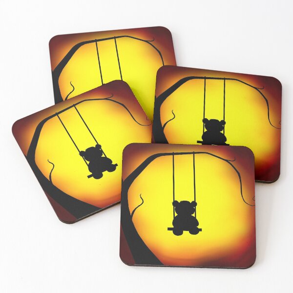 Item preview, Lonely Bear On Swing designed and sold by Jeremy Crotty.