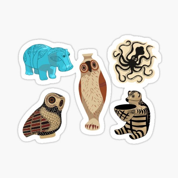 Item preview, Ancient Animals Sticker Pack designed and sold by kimegite.