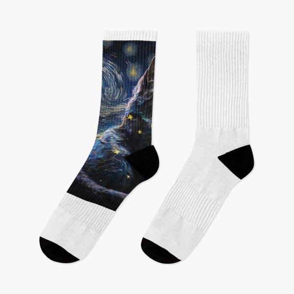 Item preview, Cat Starry Night designed and sold by Yonik ★★★★★.