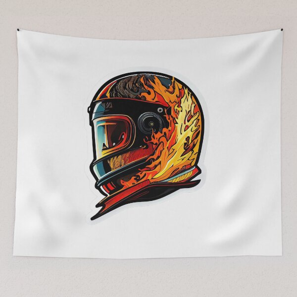 Artikelvorschau, Red Fire Danger Helmet entworfen und verkauft von MrBadDream.