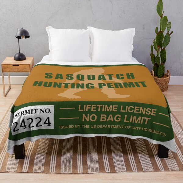 Item preview, Sasquatch Hunting Permit designed and sold by haldoodles18.