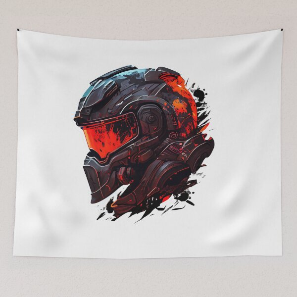 Artikelvorschau, Airplane Fighter Helmet entworfen und verkauft von MrBadDream.