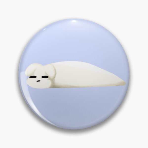Item preview, White scug | Rain world | gamer art | cute white slug cat designed and sold by feralandfine.
