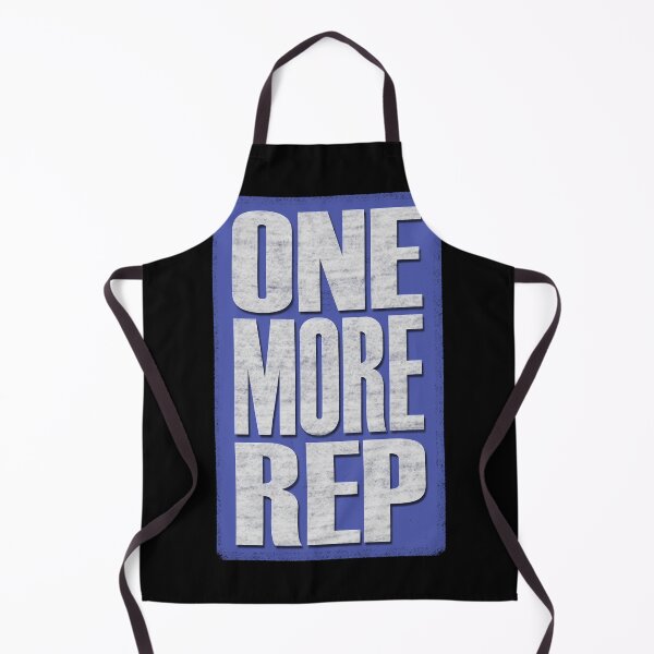 Item preview, One More Rep - Blue, black, white - fitness, motivational designed and sold by Honest-Quotes.