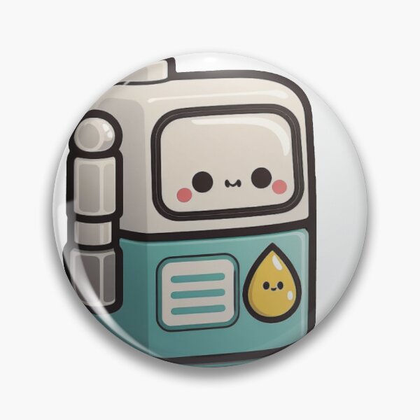 Item preview, Kawaii Gas Tank Pump designed and sold by amtstickers.
