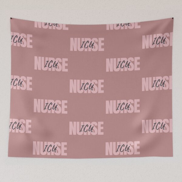 Item preview, ICU Nurses | Intensive Care Nursing | Nurse Typographic | Nursing Specialty designed and sold by DesignsRN.