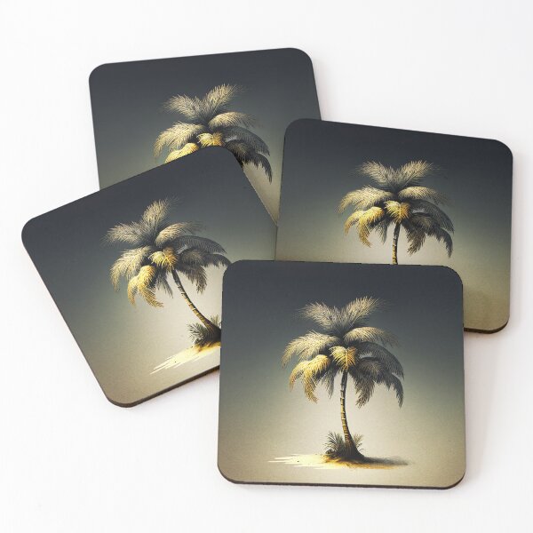 Item preview, Simplistic Palm Tree Painting and Poster designed and sold by LivingBold.
