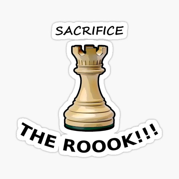 The Rook Gothamchess - Chess - Sticker