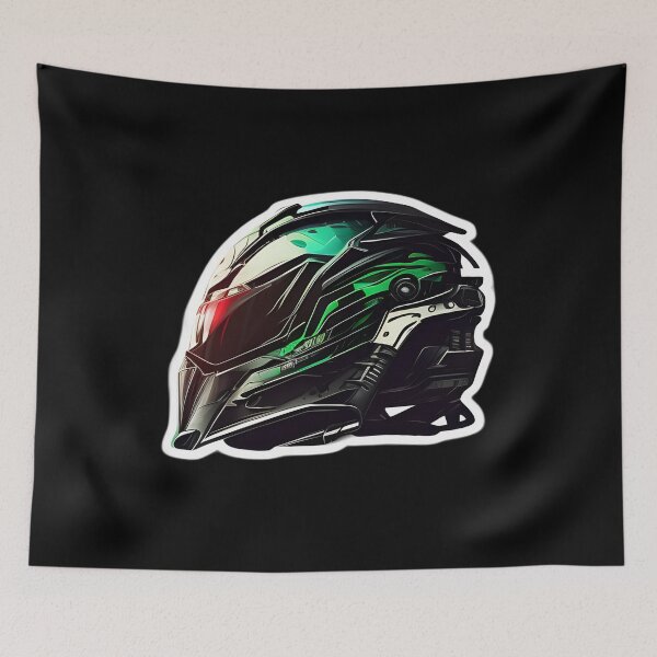 Item preview, Cyberpunk Futuristic Helmet designed and sold by beluxe.