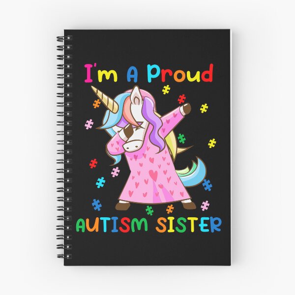 Item preview, Autism Awareness Dabbing Unicorn Girl Proud Autism Sister designed and sold by FirstTouch.