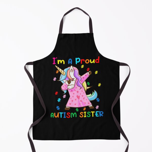 Item preview, Autism Awareness Dabbing Unicorn Girl Proud Autism Sister designed and sold by FirstTouch.