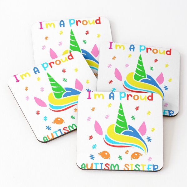 Item preview, Autism Awareness Dabbing Unicorn Girl Proud Autism Sister designed and sold by FirstTouch.