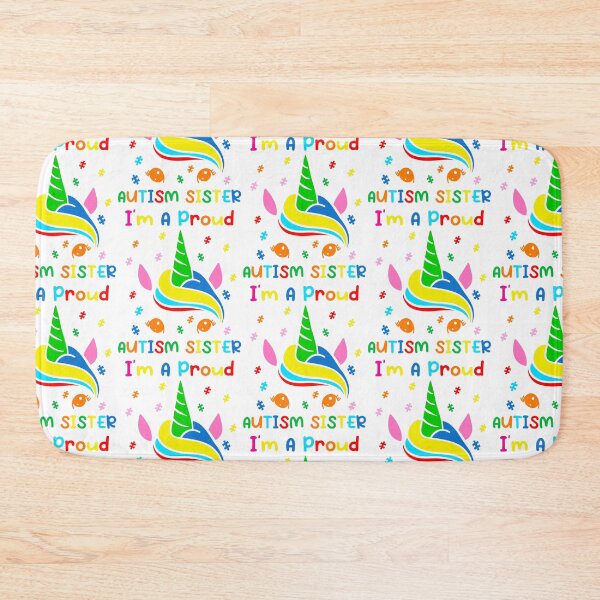 Item preview, Autism Awareness Dabbing Unicorn Girl Proud Autism Sister designed and sold by FirstTouch.